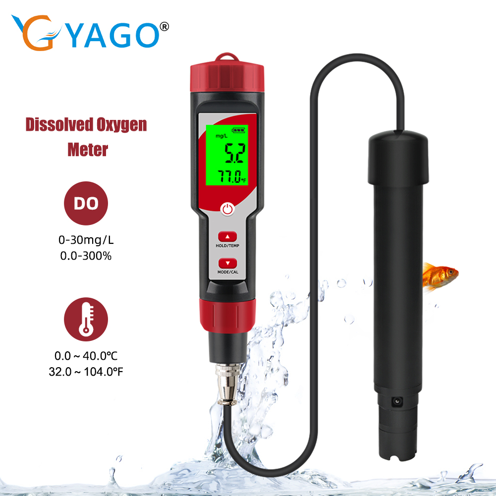 Marine Aquarium Hydrometer - Cyfrowy miernik rozpuszczonego tlenu z ATC
