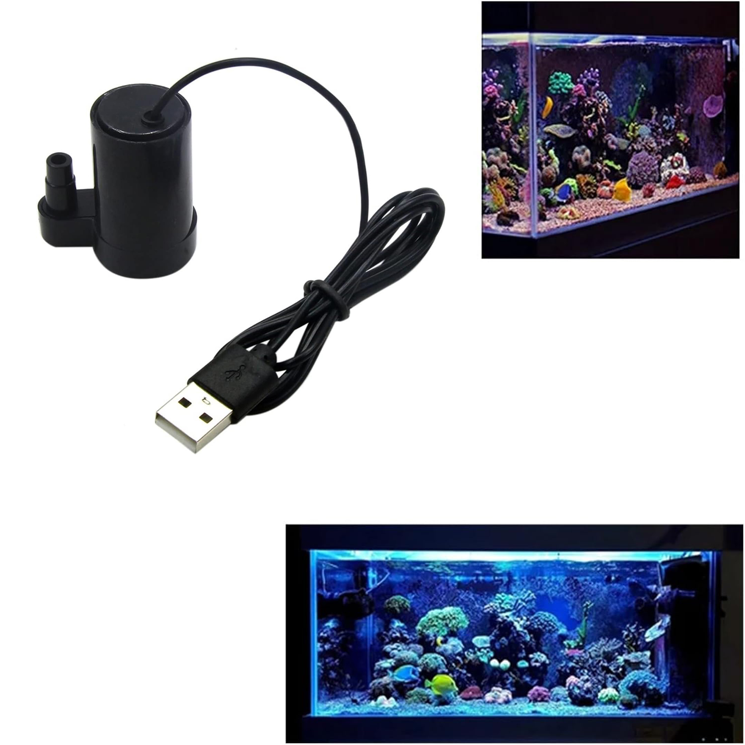 Marine Aquarium Hydrometer - 1/2szt DC 3-5V USB Micro Submersible