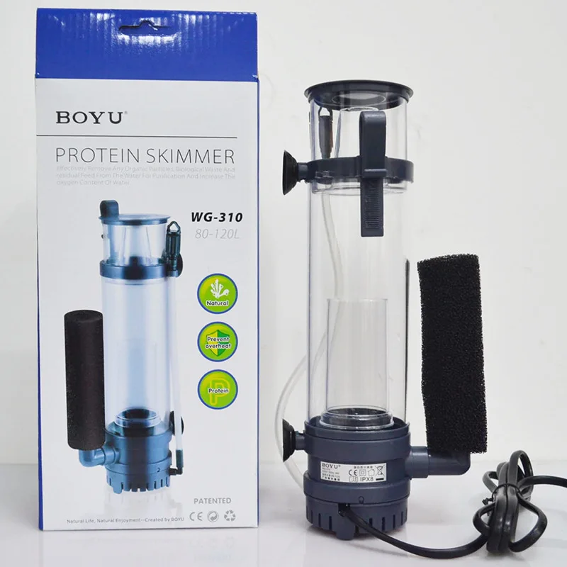 Protein Skimmer Hang On - Filtr proteinowy BOYU 6W/8W, wiszący, z