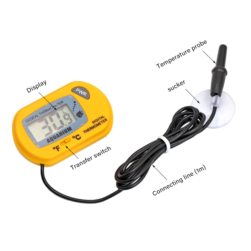 Termometr do akwarium LCD cyfr – Marine Aquarium Hydrometer recenzja i cena