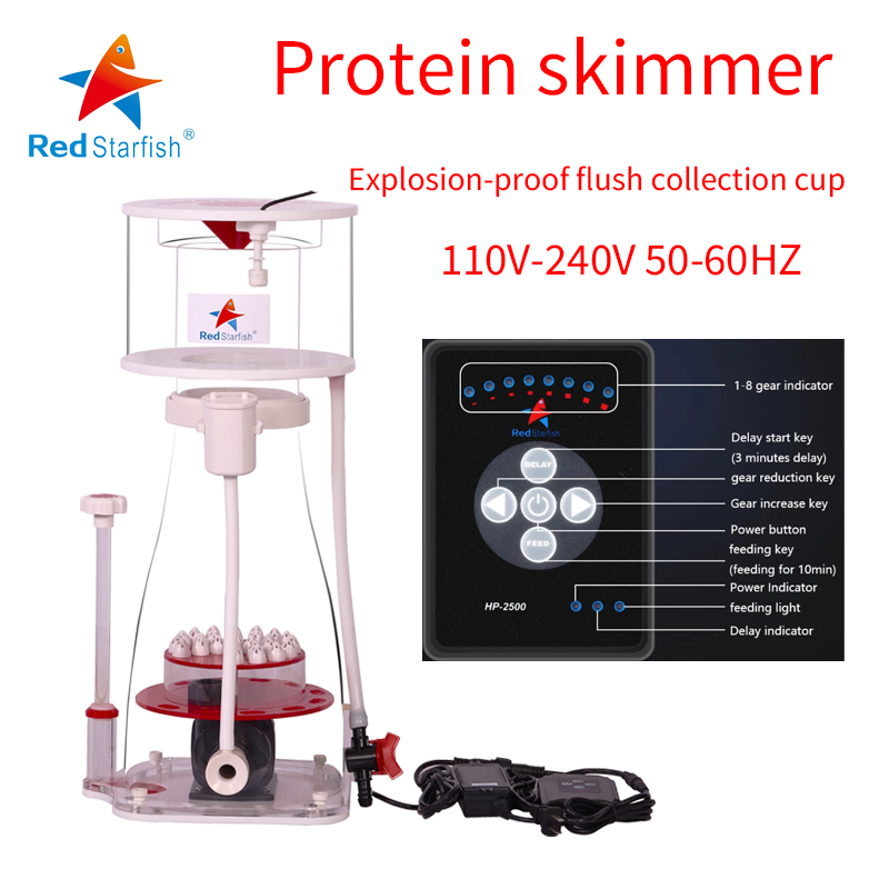 110-240V Red Starfish Aquarium – Protein Skimmer Hang On recenzja i cena