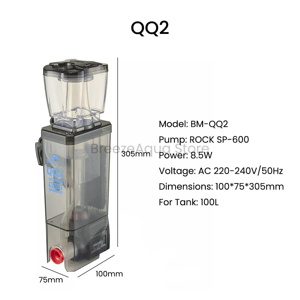 Bubble Magus BM QQ2 Wewnętrzny – Protein Skimmer Hang On recenzja i cena