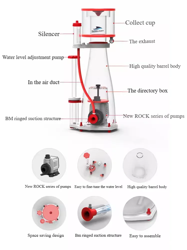 220-240V 50Hz Bubble Magus Cur – Protein Skimmer Hang On recenzja i cena