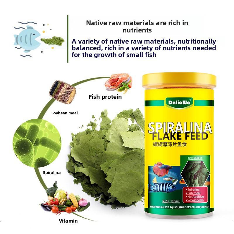 DaJiaWa Spirulina Flake Karmie – Tetra Food Betta Flakes recenzja i cena
