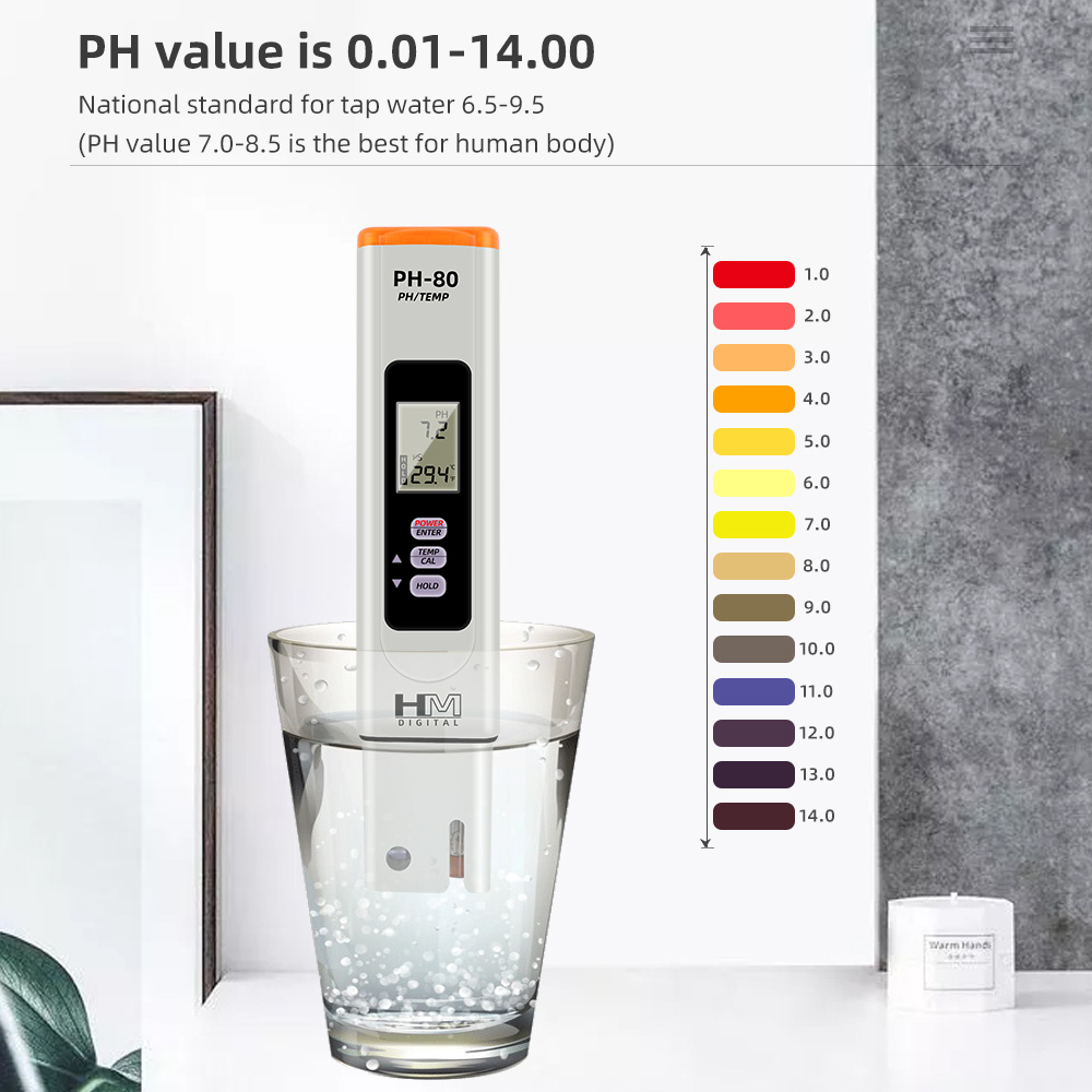 Cyfrowy miernik pH HM PH-80, t – Marine Aquarium Hydrometer recenzja i cena